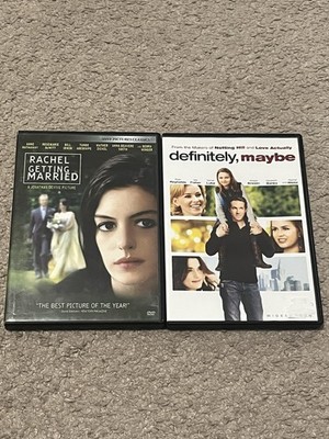 Rachel Getting Married & Definitely Maybe DVD Movie Bundle Romance Drama