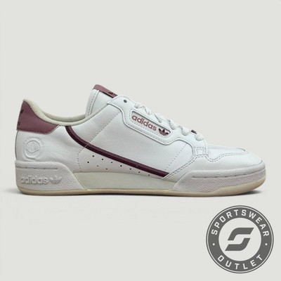 UK 5 - Adidas Originals Continental 80 Vegan - White/Mauve (GZ0784)