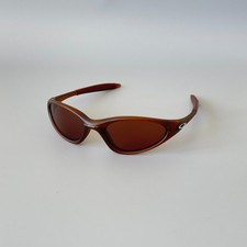 Oakley Mitute Brown Vintage Sunglasses Gorpcore USA Y2K Avantgarde Archive