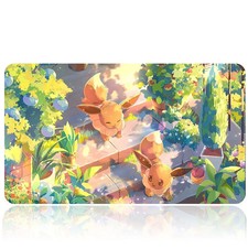 Pokemon Eevee Desk Mat Mouse Pad With Zones Gift For Home and Office Decor