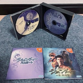 Shenmue I II Set Dreamcast NTSC-J Japan Tested Case Included Manual for I Only