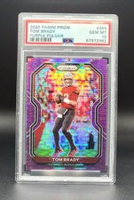 Tom Brady POP 3 PSA 10 SSP 2020 Panini Prizm Purple Pulsar #255 GEM MINT Bucs SB