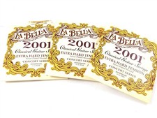 La Bella Guitar Strings 3 Sets Extra Hard Silver Plated Classical 2001