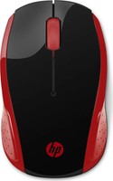 Hp 200 Kabellose Maus Rot