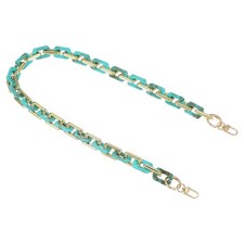 Purse Chain Strap, 31.5 Inch Acrylic Strap Replacement for Handbag, Green