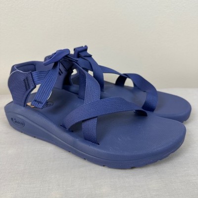 Chaco Women's 11 CushZ Sandal Navy Blue Sport Hiking Outdoors Gorpcore NEW