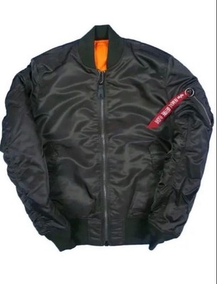 Black Ma-1 Flight Jacket