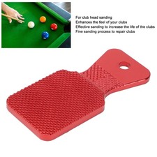 Pool Tip Tapper Aluminum Ergonomic Fan Shaped Pool Stick Tip Sander