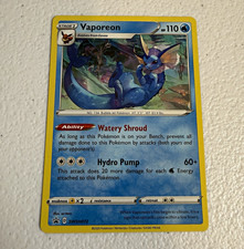 Pokémon TCG Vaporeon SWSH072 Sword & Shield Promo Holo Promo Eng 2020 110HP on eBay