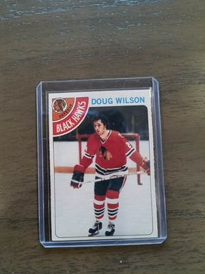 1978-79 OPC hockey Doug Wilson rookie card EX/MINT+ well centered O-Pee-Chee