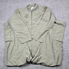 US Military Summer Flyers Coveralls Mens 46 Long Sage Green CWU 27/P Aramid FR