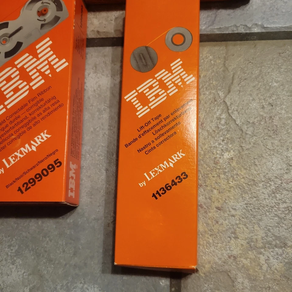 NEW LOT Of 9 IBM High Yield Correctable Film Ribbon #1299095 - Image 3 of 3