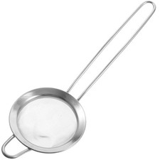  Sieve Strainer Fine Mesh rete in acciaio inox pratico setaccio scarpe farina in acciaio inox