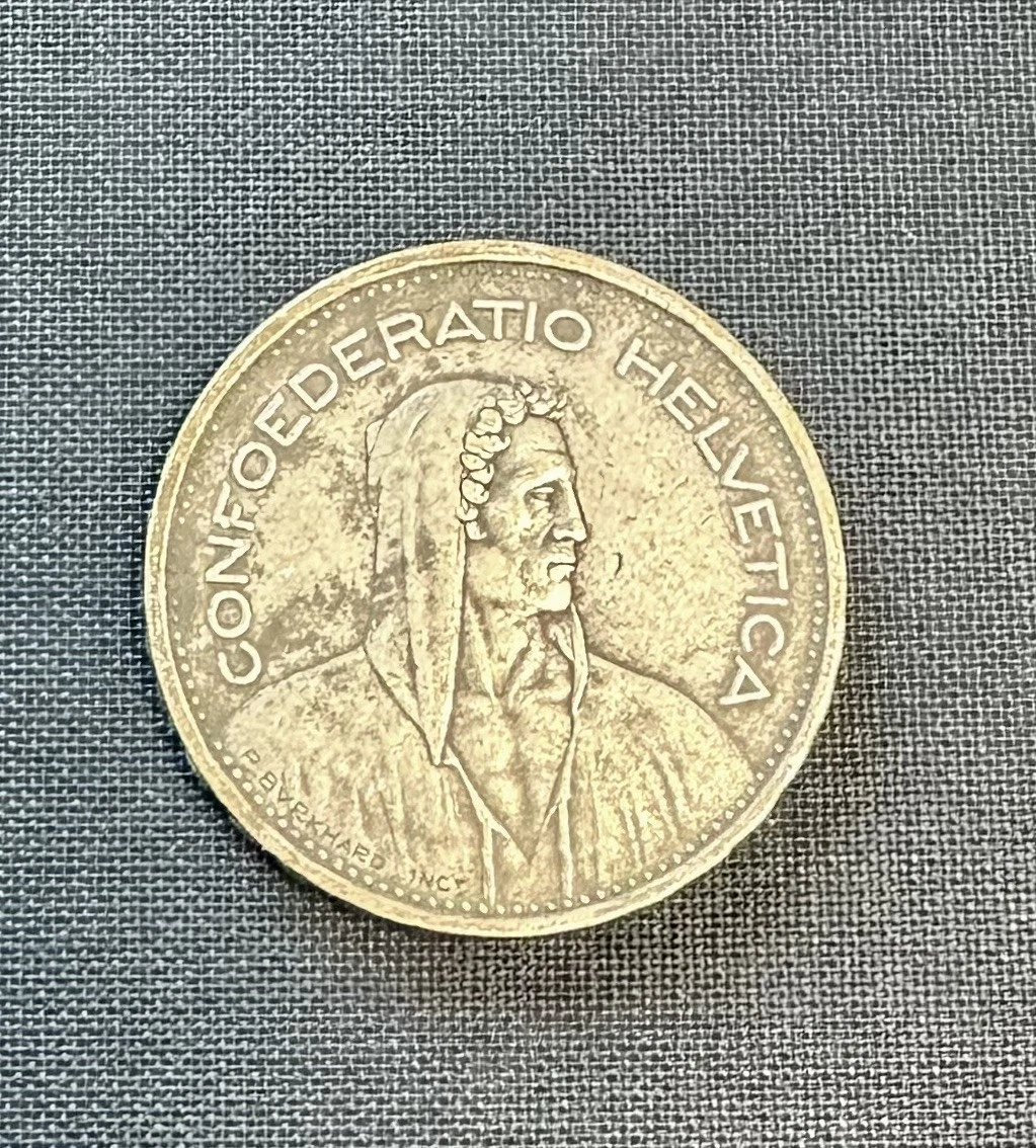 (初期年号)スイス連邦　農夫像　5フラン銀貨　1933 B Silver 1933 Year Swiss Coins for sale | eBay