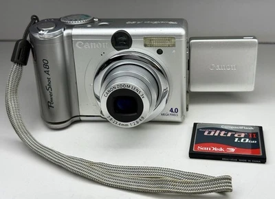 Canon PowerShot A80 1-4.9x Digital Zoom Digital Cameras for sale