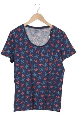 Lands End T-Shirt Damen Shirt Kurzärmliges Oberteil Gr. L Baumwolle ... #slyk65y