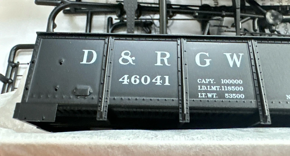 Red Caboose HO Kit #RC-5007-19 Steel Side Gondola D&RGW Rio Grande 46041 NY - Image 3 of 4
