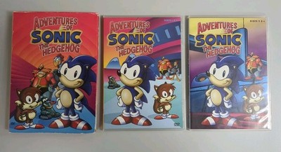 Adventures of Sonic the Hedgehog (DVD 1993) Set Of 3 (1, 2, 3