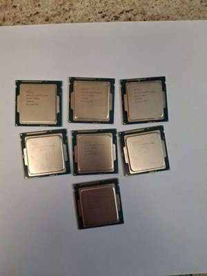 Lot of 7 Intel i5-4590S SR1QN Quad Core CPU 3.0GHz 6MB Smart Cache LGA 1150