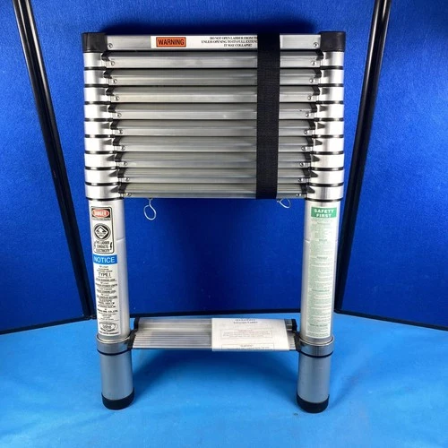 Telesteps 1005 TW 10.5 FT Type 1 Heavy Duty 250lb Working Load Metal Ladder