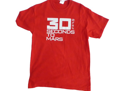   30 Seconds to Mars  MarsX  Red T-Shirt | Jared Leto 30STM | Bold & Rare  