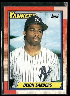 Deion Sanders Player Lot Bundle 10 Different Baseball Cards DS001 Yankees Braves