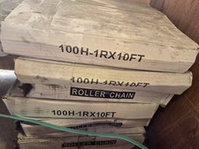 100H Heavy Duty Roller Chain x 10 feet 1 Connecting Links