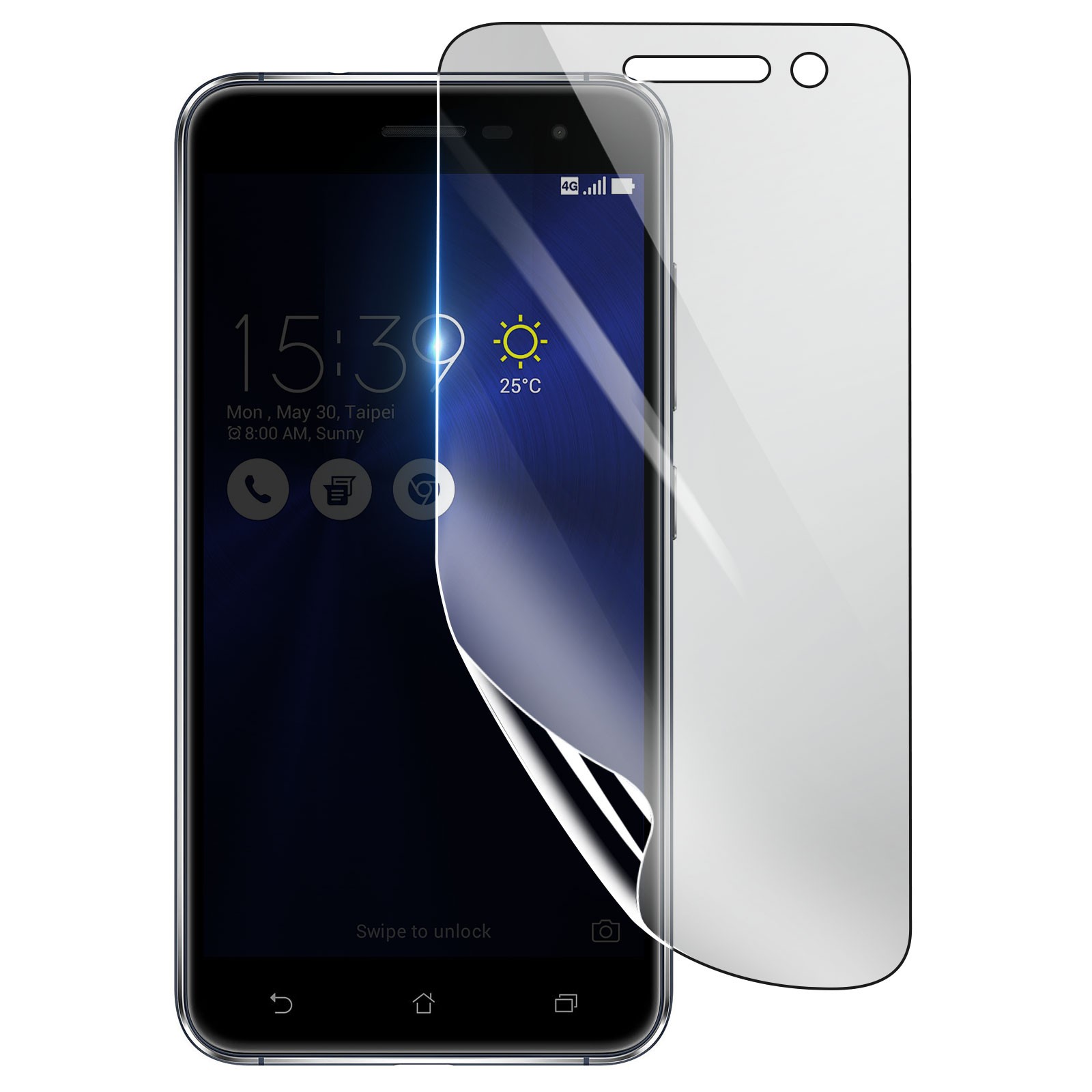 Protection hydrogel Asus Zenfone 3 ZE520KL pour préserver votre écran dans votre poche