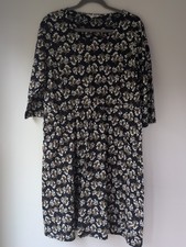 Seasalt Cornwall Floral Jersey Size 18 Navy