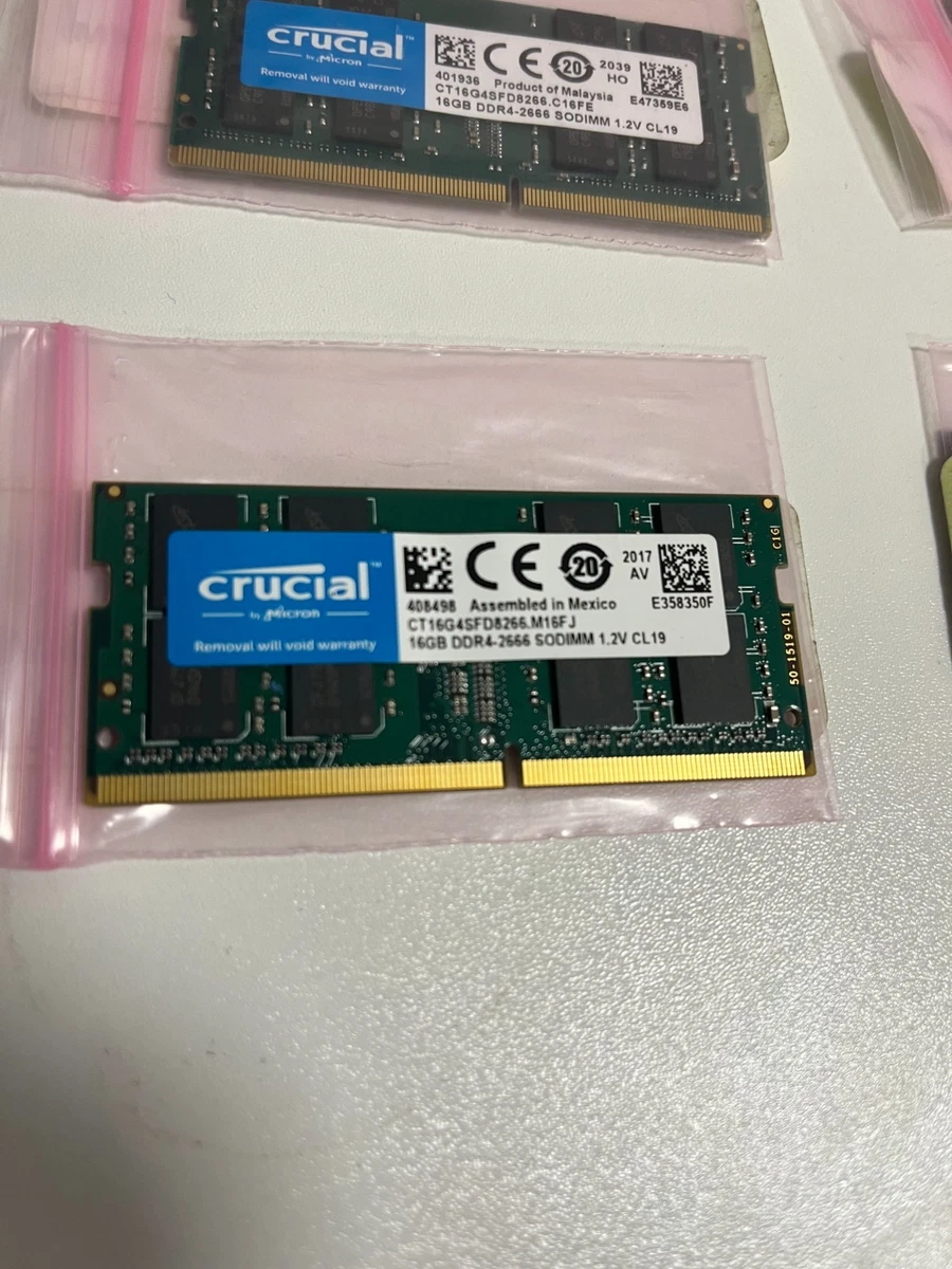 Crucial DDR4 SDRAM 16 GB Total Capacity Memory (RAM) for sale | eBay