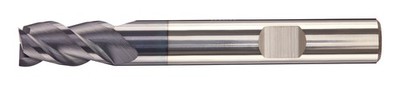 Fortis VHM Schaftfräser Z3 45G lang 8 mm AlTiN+ HB