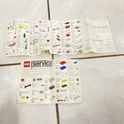 VINTAGE BROCHURE 1990 leaflet, catalogue LEGO SERVICE