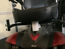 Titan Drive Power Wheelchair. The color is red