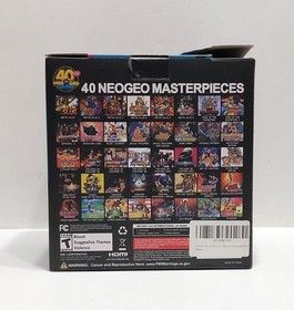 NEOGEO MINI INTERNATIONAL EDITION SNK 40TH ANNIVERSARY ENTERTAINMENT SYSTEM NIB