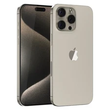 Apple iPhone 15 Pro Max 256GB Natural Titanium Unlocked - 90%+ Battery Very Good