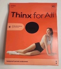 Official Thinx for All Women's Black Period Underwear Hi Waist Size XS NIB