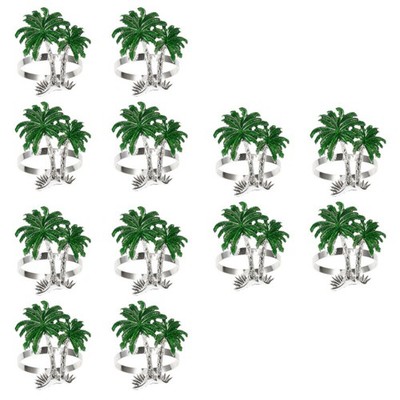  Set of 3 Zarte Serviettenschnallen Hawaiianische Geburtstagsfeierdekorationen