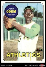 1969 Topps #195 Blue Moon Odom Athletics 4 - VG/EX