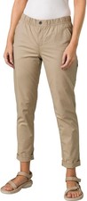 PrAna Women's Double Peak Cargo Pants w/ Elastic Waist in Sandbar Size 6 - NWT