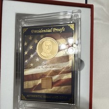 Word from POTUS President Grover Cleveland Relic Coin Card PP-GC2224 #13/176