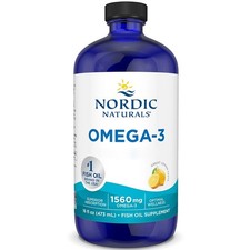 Nordic Naturals Omega-3 Fisch&ouml;l Fish Oil fl&uuml;ssig 1560mg EPA & DHA 473 ml Zitrone