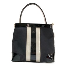 GUCCI Borsa a tracolla tela smaltata Nero Bianco bellissimo articolo...