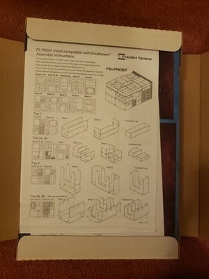 Folded Space Box Insert Frosthaven Board Game Organizer Gloomhaven Follow-up NIB