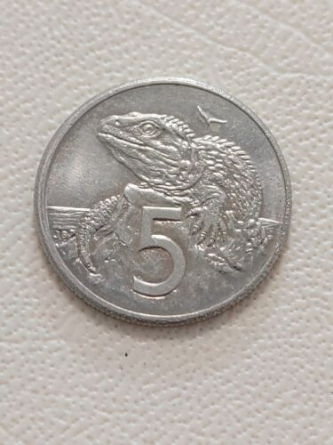 COIN / NEW ZEALAND / 5 CENT 1987 QUEEN ELIZABETH II Kayihan coins