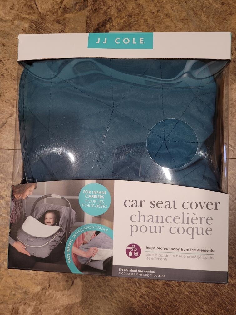 JJ Cole Urban BundleMe Baby Car Seat Stroller Cover Unisex Blue