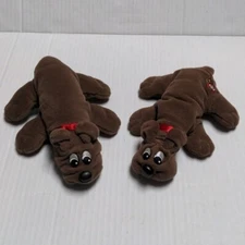 Tonka Pound Puppy Vintage 1980s Brown Baby Puppies