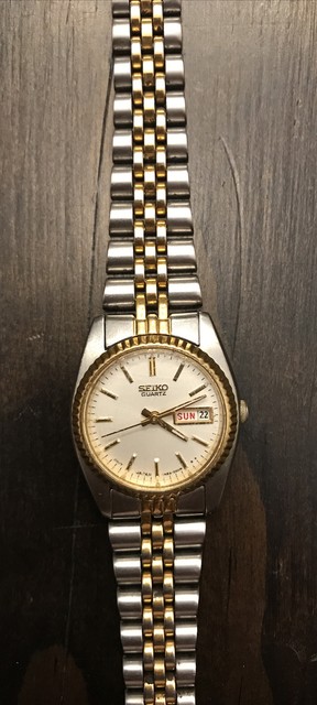 ladies-seiko-two-tone-quartz-day-date-watch-7n83-0041-a4-for-sale