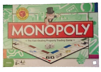 Monopoly Classic Board Game with Speed Die 2008 Parker Bros. New Sealed Nice