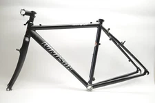 WINDSOR CYCLO X TRAIL 52 CM 700c WHEEL ALLOY CARBON BICYCLE FRAME SET 130 MM