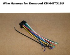 WIRE HARNESS FOR KENWOOD KMMBT318U KMM-BT318U FREE FAST SHIPPING